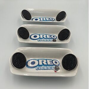 Kraft Oreo Cookies Ceramic Snack Dipping Bowls Set of 3 Houston Harvest